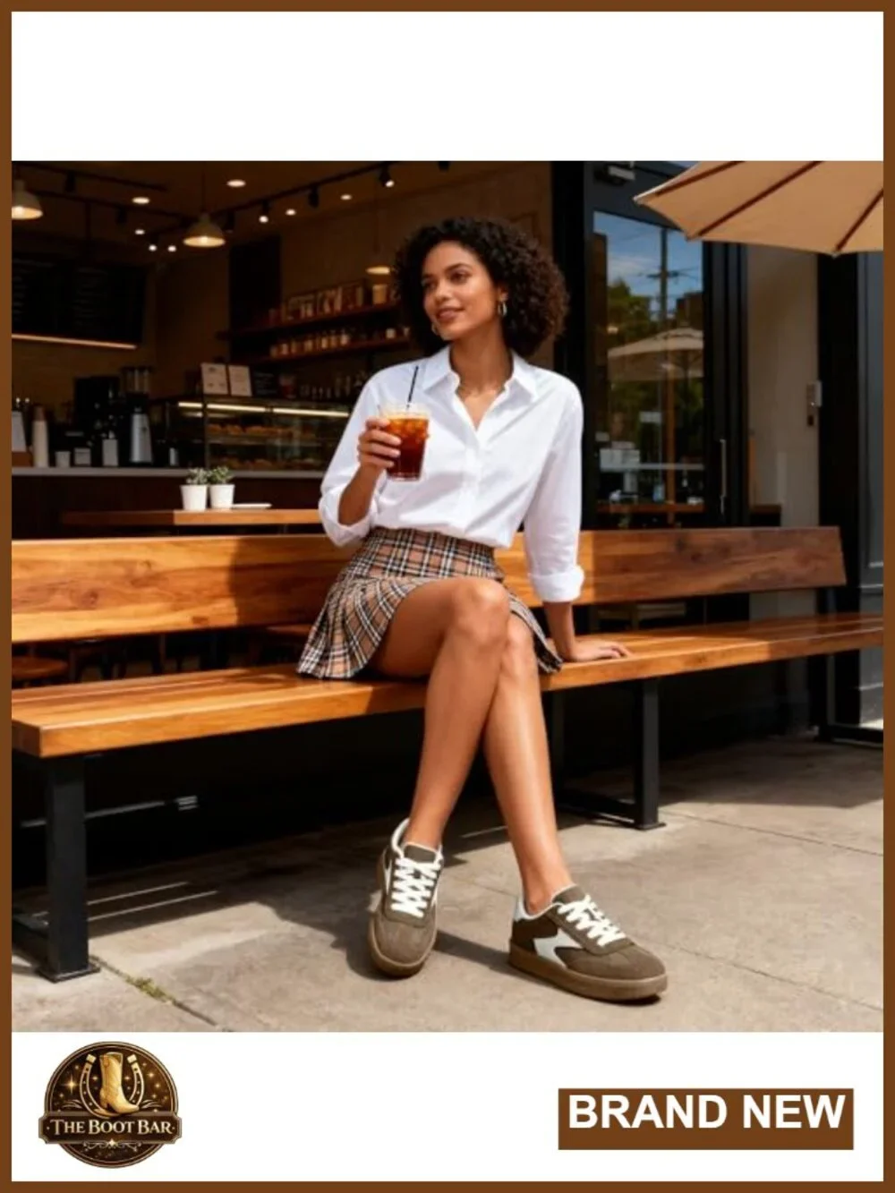 Women's Genuine Suede Fashion Sneakers Casual Retro Lace-Up Gum Sole Walking